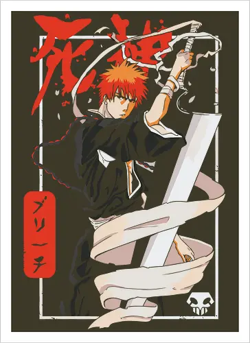Ichigo Kurosaki Poster – Bleach Anime