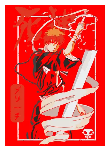 Ichigo Kurosaki Poster – Bleach Anime