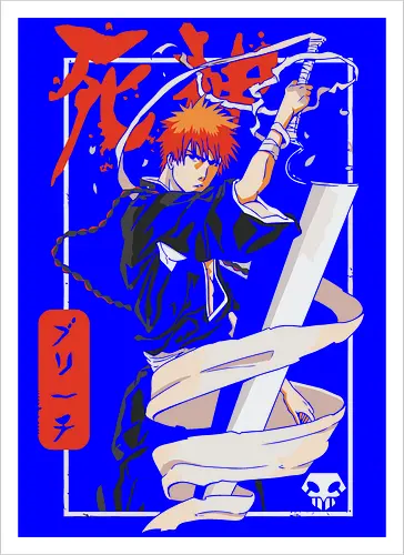 Ichigo Kurosaki Poster – Bleach Anime