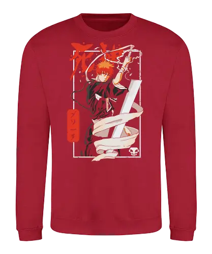 Ichigo Kurosaki Poster – Bleach Anime - bleach ichigo poster, ichigo kurosaki wandkunst, bankai bleach druck, anime shinigami deko, bleach anime poster, soul reaper kunstwerk, japanische anime wandkunst, manga action druck, bleach fan geschenk, ichigo ästhetik kunst. - Sweatshirt
