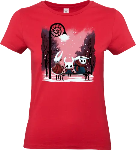 Hollownest Holiday - Bug Knight, Christmas, Silksong - Standard T-Shirt (Women)