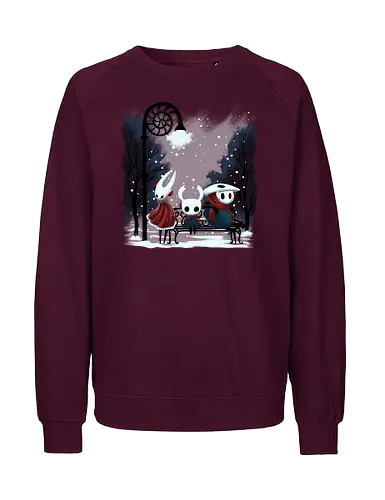 Hollownest Holiday - Bug Knight, Christmas, Silksong - Fairtrade Sweatshirt