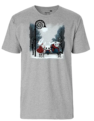 Hollownest Holiday - Bug Knight, Christmas, Silksong - Fairtrade T-Shirt