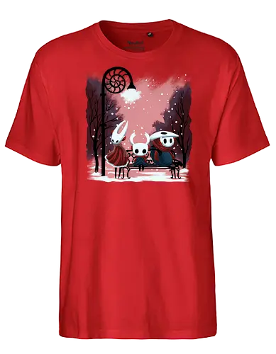 Hollownest Holiday - Bug Knight, Christmas, Silksong - Fairtrade T-Shirt