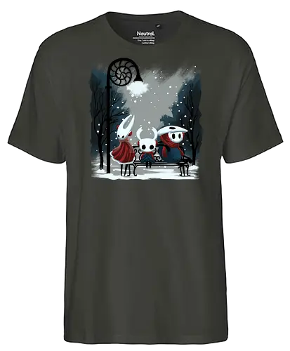 Hollownest Holiday - Bug Knight, Christmas, Silksong - Fairtrade T-Shirt