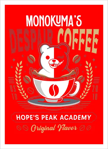 Hopes Peak Academy Coffee Crest