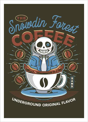 Snowdin Forest Coffee Emblem