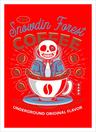Snowdin Forest Coffee Emblem
