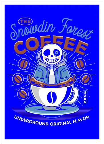 Snowdin Forest Coffee Emblem