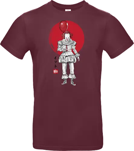 The dancing clown  sumi e