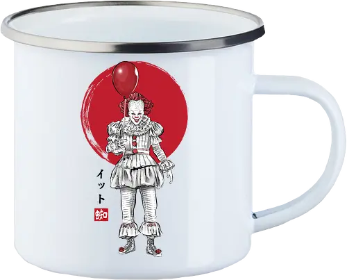 The dancing clown  sumi e