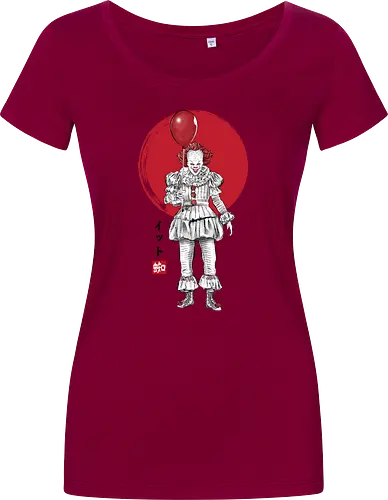 The dancing clown  sumi e