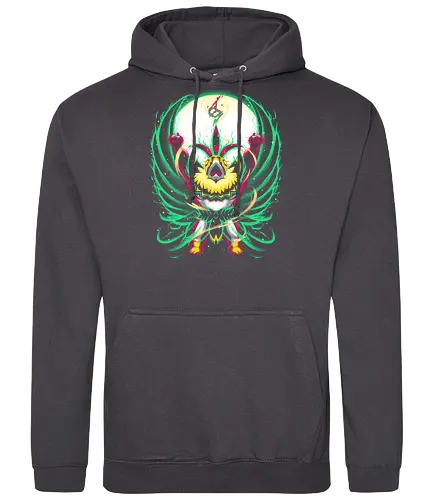 Silhouette of hawlucha - day of the dead, dia de los muertos, fiesta, ghost, halloween, mexican, mexico, skull, spooky cute, spooky humor, spooky season, wrestling, pokemonhawlucha, megahawlucha, hawluchamega, hawluchamegaevolution, megaevolutionhawlucha, pokemonlegendsza, teamhalucha, wrestlingpokemon, flyingfightingpower, Pocket - Standard Hoodie