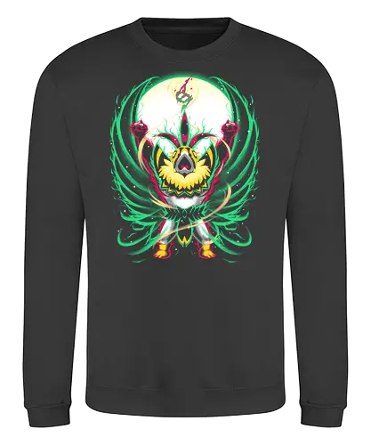 Silhouette of hawlucha - day of the dead, dia de los muertos, fiesta, ghost, halloween, mexican, mexico, skull, spooky cute, spooky humor, spooky season, wrestling, pokemonhawlucha, megahawlucha, hawluchamega, hawluchamegaevolution, megaevolutionhawlucha, pokemonlegendsza, teamhalucha, wrestlingpokemon, flyingfightingpower, Pocket - Sweatshirt