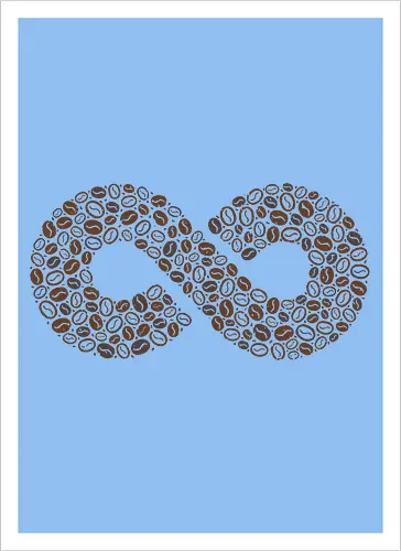 Coffee Beans Infinity Symbol