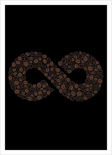 Coffee Beans Infinity Symbol