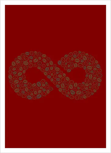 Coffee Beans Infinity Symbol
