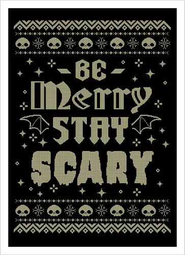 Be Merry Stay Scary Ugly Sweater