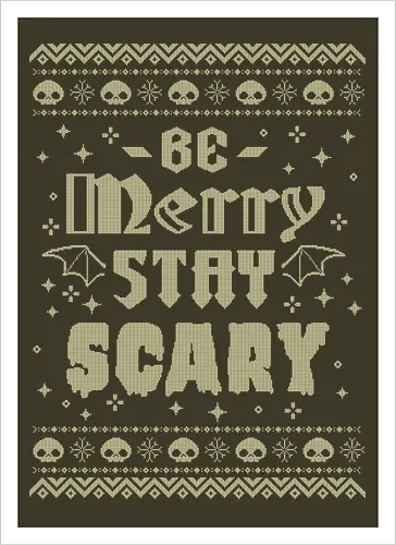 Be Merry Stay Scary Ugly Sweater