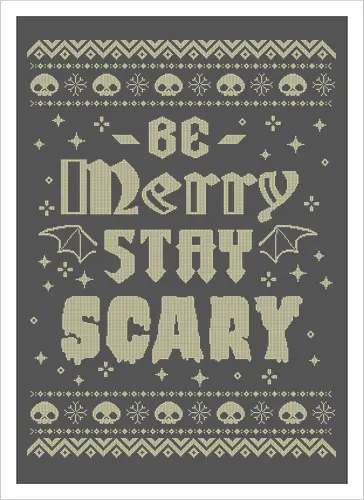 Be Merry Stay Scary Ugly Sweater