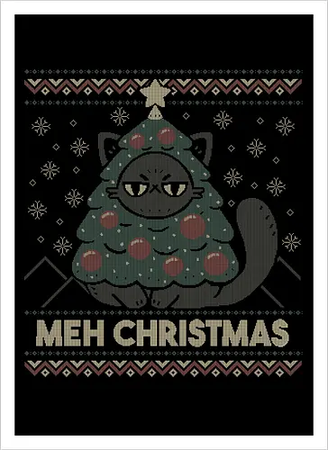 Meh Ugly Christmas Sweater