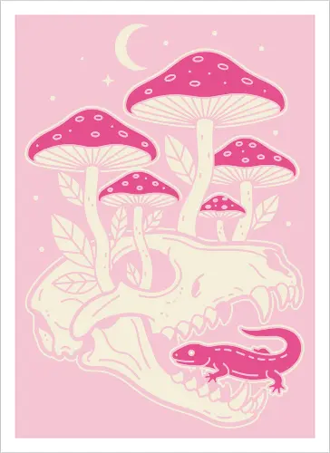 Mushroom Skull Growth