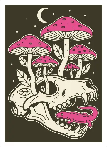 Mushroom Skull Growth