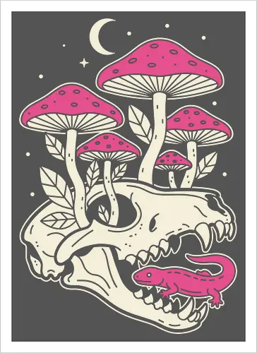 Mushroom Skull Growth