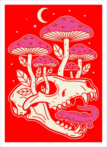 Mushroom Skull Growth