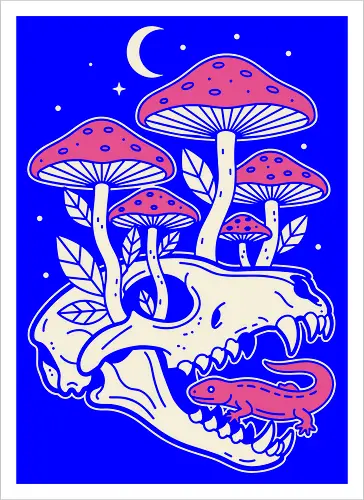 Mushroom Skull Growth