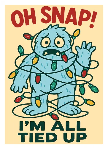  Christmas Yeti: All Tied Up