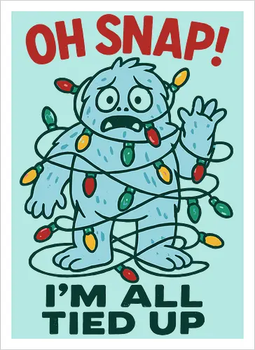  Christmas Yeti: All Tied Up
