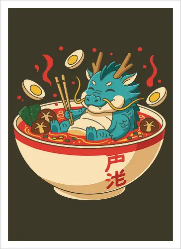 Cozy Dragon Ramen Bath