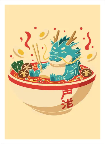 Cozy Dragon Ramen Bath