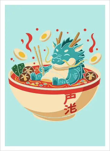 Cozy Dragon Ramen Bath