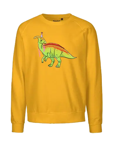Partysaurolophus - Dino, Comic, Parasaurolphus, Party - Fairtrade Sweatshirt