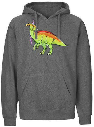 Partysaurolophus - Dino, Comic, Parasaurolphus, Party - Fairtrade Hoodie