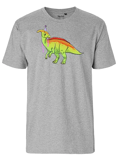 Partysaurolophus - Dino, Comic, Parasaurolphus, Party - Fairtrade T-Shirt