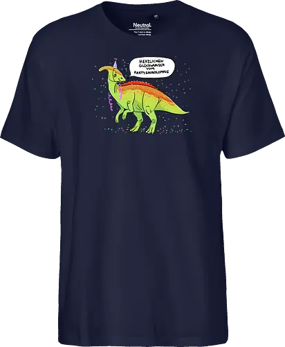 Partysaurolphus mit Sprechblase