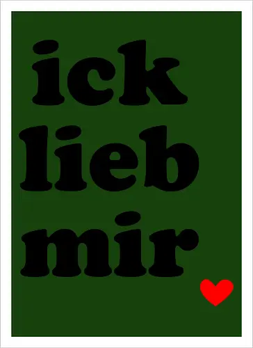 ick lieb mir