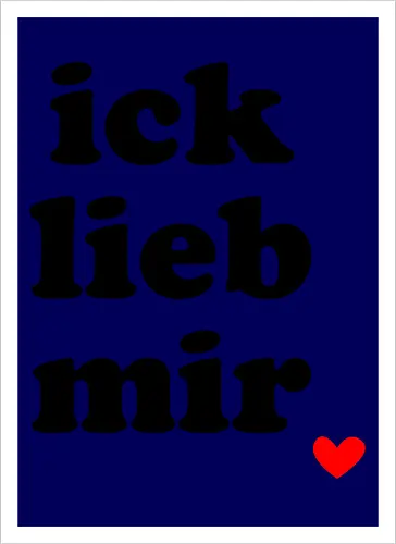 ick lieb mir