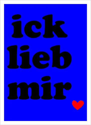 ick lieb mir