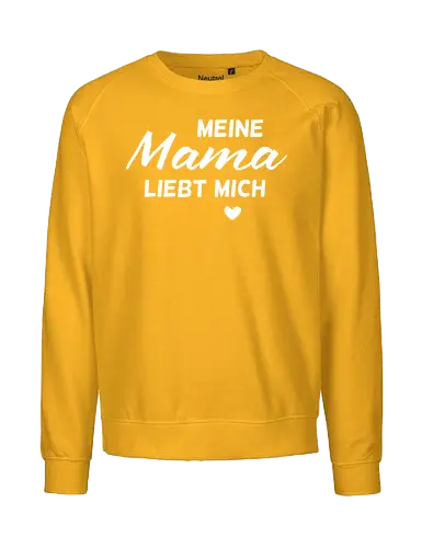 mama liebt mich - Mama, Mutterliebe, Mom - Fairtrade Sweatshirt