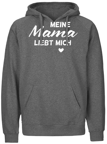 mama liebt mich - Mama, Mutterliebe, Mom - Fairtrade Hoodie
