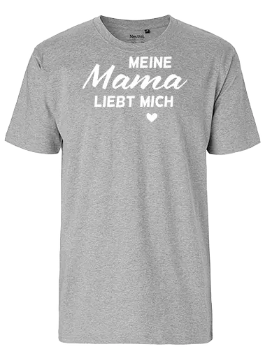 mama liebt mich - Mama, Mutterliebe, Mom - Fairtrade T-Shirt
