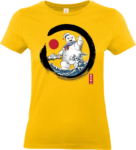 Enso marshmallow man - anime, manga, japan, japanese art, retro, vintage, marshmallow, 80s movies - Standard T-Shirt (Women)