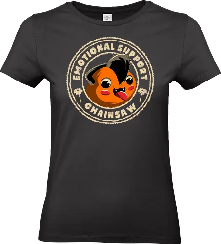 Emotional Support Chainsaw - Chainsawman, Pochita, Demon, Chainsaw, Dog - Standard T-Shirt (Women)