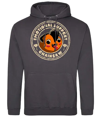 Emotional Support Chainsaw - Chainsawman, Pochita, Demon, Chainsaw, Dog - Standard Hoodie