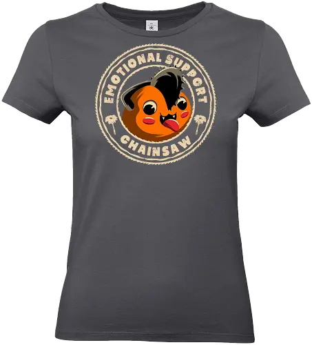 Emotional Support Chainsaw - Chainsawman, Pochita, Demon, Chainsaw, Dog - Standard T-Shirt (Women)