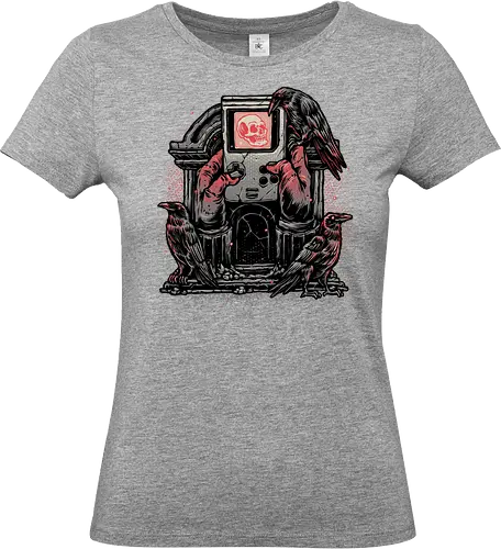 Here Lies the Gamer - Gamer, gaming, video games, nostalgia, nostalgic, retro, classic - Standard T-Shirt (Women)